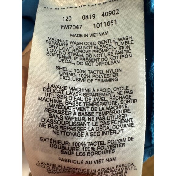 Columbia Bahama PFG Mens XL Tactel Nylon Blue Solid Outdoor Fishing Shirt Short - Picture 6 of 7